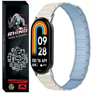 بند راینو مدل Link Magnet مناسب برای ساعت هوشمند شیائومی Mi Band 8 (12mm)