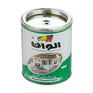 رنگ روغنی مشکی الوان مدل ALCO-2009 حجم 1000 میلی لیتر