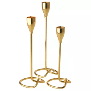 جاشمعی مدل DE-NZ191 طرح مارپیچ ساده مجموعه 3 عددی