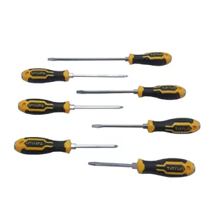 پیچ گوشتی ضربه خور دوسو و چهارسو تات ناد مدل 7PCS بسته 7 عددی