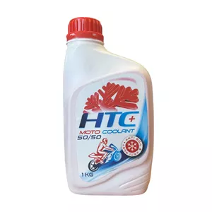 ضدیخ و ضدجوش 50 به 50 اچ تی سی اویل مدل کولانت حجم 1 لیتر