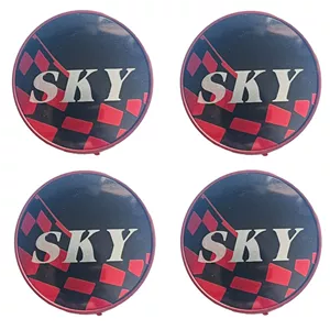 در پوش رینگ خودرو آراکس یدک مدل AY-5117 طرح SKY مجموعه 4 عددی