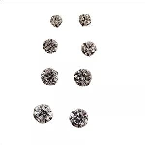 گوشواره نقره زنانه آی ام مدل مارال مجموعه 4 عددی 