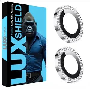 محافظ لنز دوربین لوکس شیلد مدل نگین دار مناسب برای گوشی موبایل شیائومی Redmi Note 13 5G