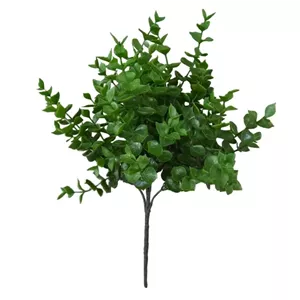 گل مصنوعی مدل بوته برگ گیاه شمشاد مصنوعی 