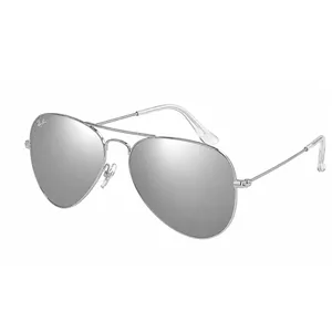 عینک آفتابی خلبانی (Aviator) مدل شیشه جیوه آینه ای RB3025
