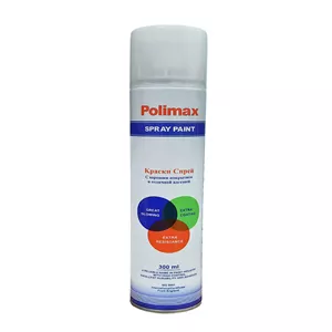 اسپری رنگ سفید براق پلی مکس کد 11006 حجم 300 میلی لیتر 