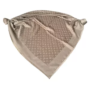 روسری زنانه مدل نخی ژاکارد ساده دور ریش چهار فصل کد 11