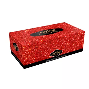دستمال کاغذی 150 برگ 2 لایه اکتیو مدل Shine