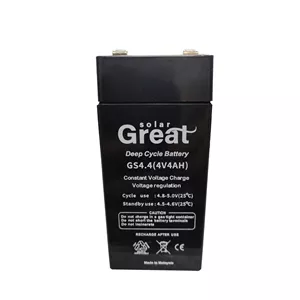باتری UPS با ولتاژ 4 ولت و شدت جریان 4 آمپرساعت گریت سولار مدل  GS4-4 