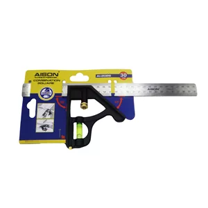 گونیا تراز دار آیسون مدل زاویه متحرک کد YP-AL-2026-30CM