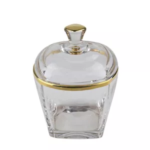 قندان اونیکس مدل استرلینگ لب طلا