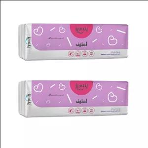 نوار بهداشتی بالدار ضخیم پنبه ریز مدل لایه سافت درای سایز XXL دو بسته 10 عددی