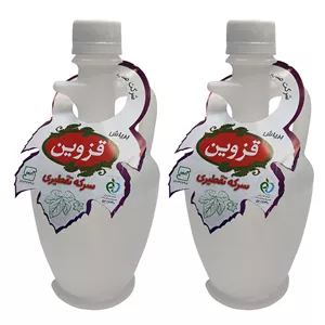 سرکه سفید برایش قزوین - 500 میلی لیتر بسته 2 عددی