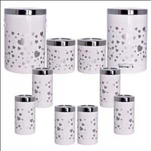 سرویس آشپزخانه 10 پارچه بهاز کالا طرح قلب  کد 16290327