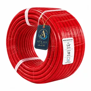 شیلنگ ورودی تصفیه آب و یخچال اطلس مدل 10mR کد Altas-HP مناسب برای انواع یخچال و دستگاه تصفیه آب خانگی