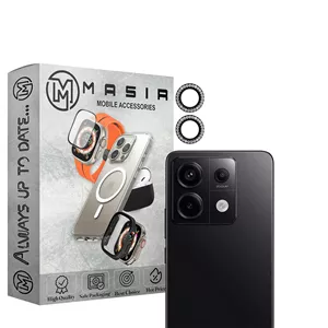 محافظ لنز دوربین مسیر مدل Diamond Ring Lens مناسب برای گوشی موبایل شیائومی Redmi Note 13 Pro Plus