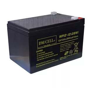باتری سیلد اسید 12 ولت 12 آمپر ساعت دی ام سل مدل 12V-12AH