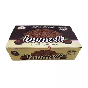 بیسکویت لاوملت قهوه نادری - 774 گرم بسته 18 عددی