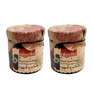 معجون سیاه دانه و عناب و قهوه نایجلا - 320 گرم بسته 2 عددی