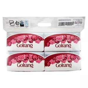 دستمال کاغذی 250 برگ گلرنگ کد 02 بسته 4عددی