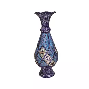 گلدان میناکاری هنرلوکس مدل گلبرگ کد 16
