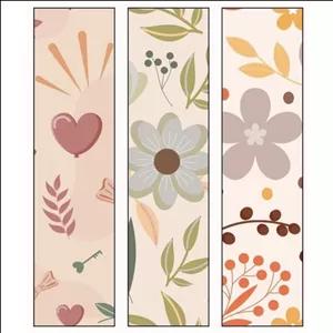 نشانگر کتاب طرح گل کد N038 بسته سه عددی 