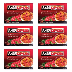 پودر حاوی عصاره گوجه فرنگی هاتی کارا - 80 گرم بسته 6 عددی