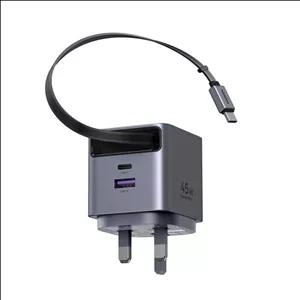 شارژر دیواری 45 وات یوگرین مدل 65823 به همراه  کابل USB‑C