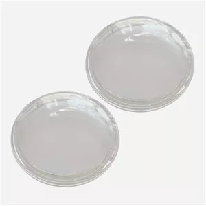 شیشه چراغ مه شکن جلو خودرو کد SQ1005 مناسب برای کوئیک و ساینا بسته 2 عددی