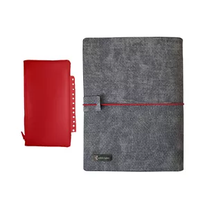 دفتر کلاسوری پدیده نقش مدل سنگی به همراه جامدادی