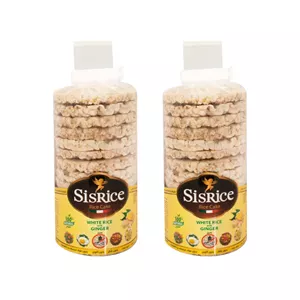 رایس کیک زنجبیل بدون گلوتن سیس رایس -120 گرم بسته 2 عددی