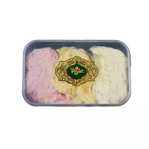 پشمک سه طعم سنتی علی بابا - 375 گرم