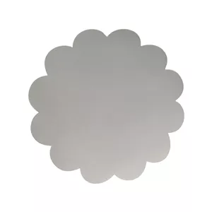 آینه دیواری مدل چسبی نشکن طرح 12پر کد 30.30