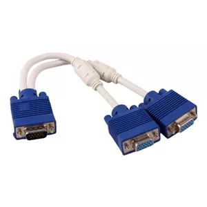 کابل 1به 2 VGA دی نت مدل V2 طول 0.2 متر