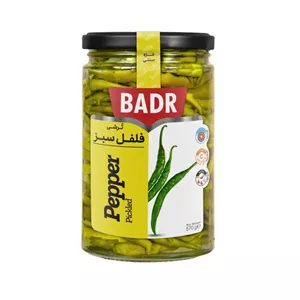 ترشی فلفل سبز بدر - 570 گرم