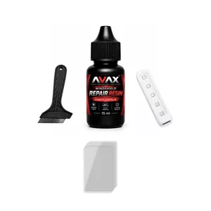 چسب ترمیم شیشه خودرو اواکس مدل Crystal Fix 15 حجم 15 میلی لیتر 