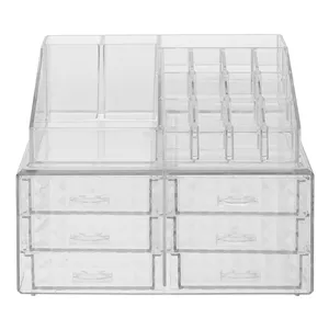 استند لوازم آرایشی مدل 6 کشو طرح الماس