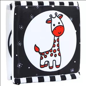 بازی آموزشی سمید مدل کتاب حمام پارچه ای طرح حیوانات جنگل و الفبای انگلیسی