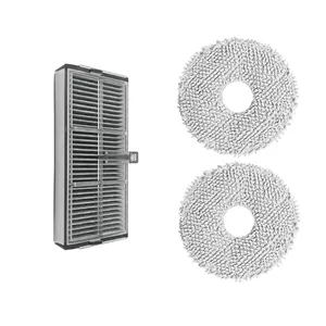 پد تی و فیلتر جارو رباتیک مدل heat مناسب برای جاروبرقی رباتیک شیائومی Dreame L10S Pro Ultra heat مجموعه 3 عددی