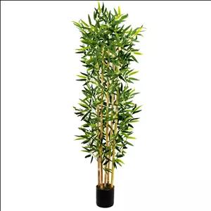 درختچه مصنوعی مدل بامبو خیزران طرح پنج شاخه