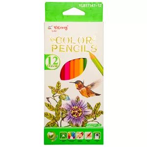 مداد رنگی 12 رنگ یالونگ مدل VIVID کد 03
