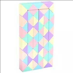 مکعب روبیک موفنگ جیااوشی مدل ماری 72 قطعه مویو ماکارون MoYu Macaron Magic Snake 72 pcs