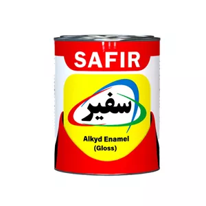 رنگ روغنی براق طوسی سیر سفیر کد 487 وزن 250 گرم مناسب برای همه سطوح 