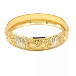 تک‌پوش طلا 18 عیار زنانه رضا گلد مدل گلبرگ سایز 2