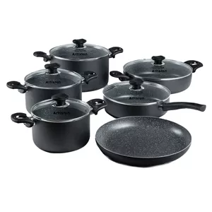 سرویس قابلمه و تابه تفلون 11 پارچه آرتیستون صنعت مدل 1116