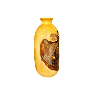 گلدان چوبی روستیک کد 00871