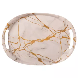سینی دسته دار مهروز مدل 5001 مرمر سایز 20*30 سانتی متر