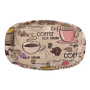 سینی دسته دار مهروز مدل 6650 hot drink سایز 14×22 سانتی‌متر