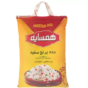 برنج ۳۸۶ پاکستانی همسایه - ۱۰ کیلوگرم 